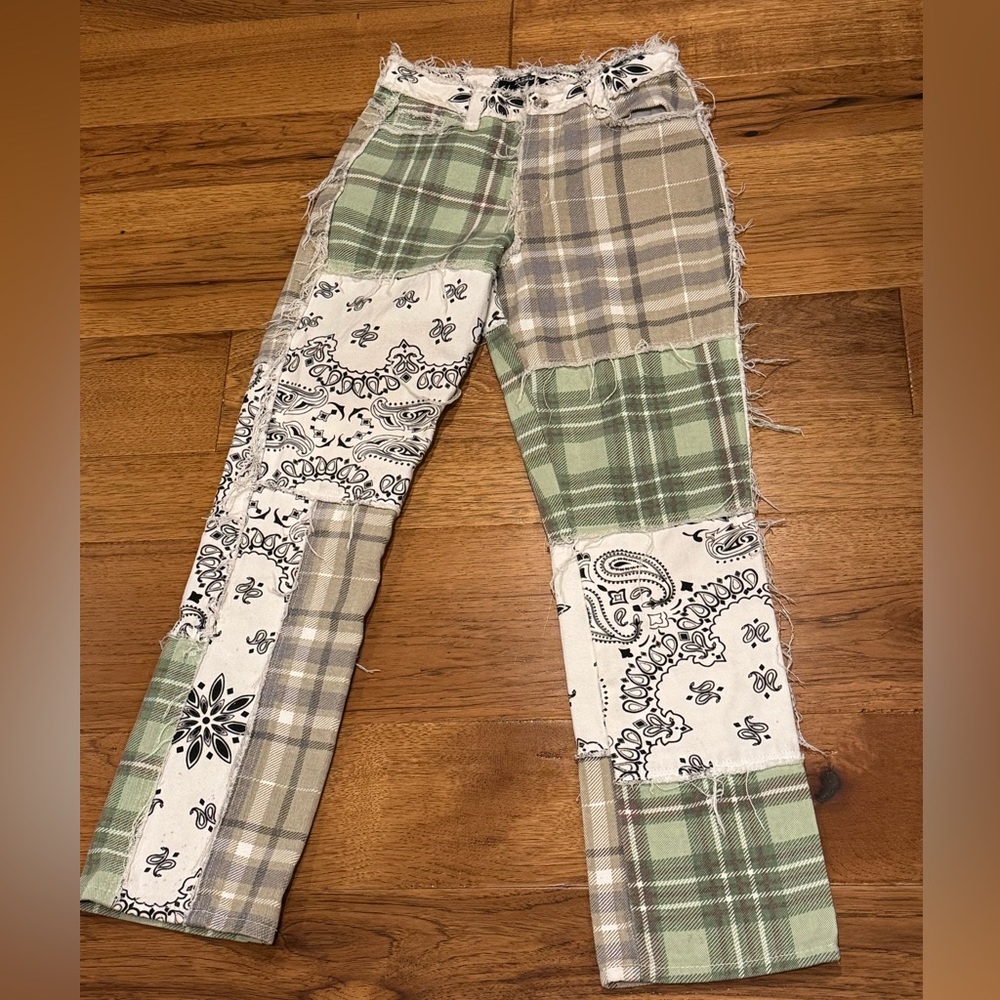 Jaded London Patchwork Denim Size 25